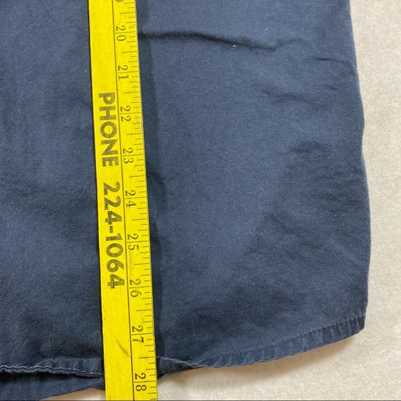 Wrangler Men’s Button Down Shirt XLG Blue Short Sleeve Casual Button Down Shirt - Picture 6 of 7